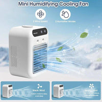  Limited Time Half Price - Mini Portable Air Conditioner with Cooling and Humidifying Functions